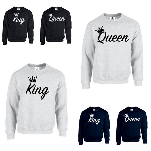 King corona regina maglione - corona,