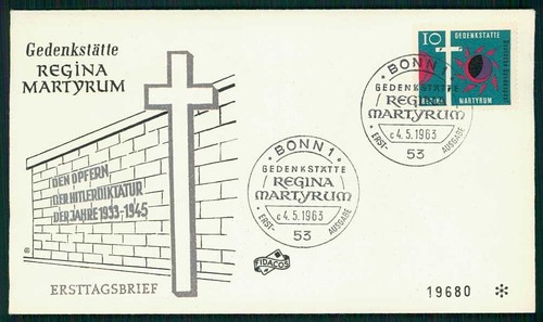Germania fdc 1963 regina - 1963,